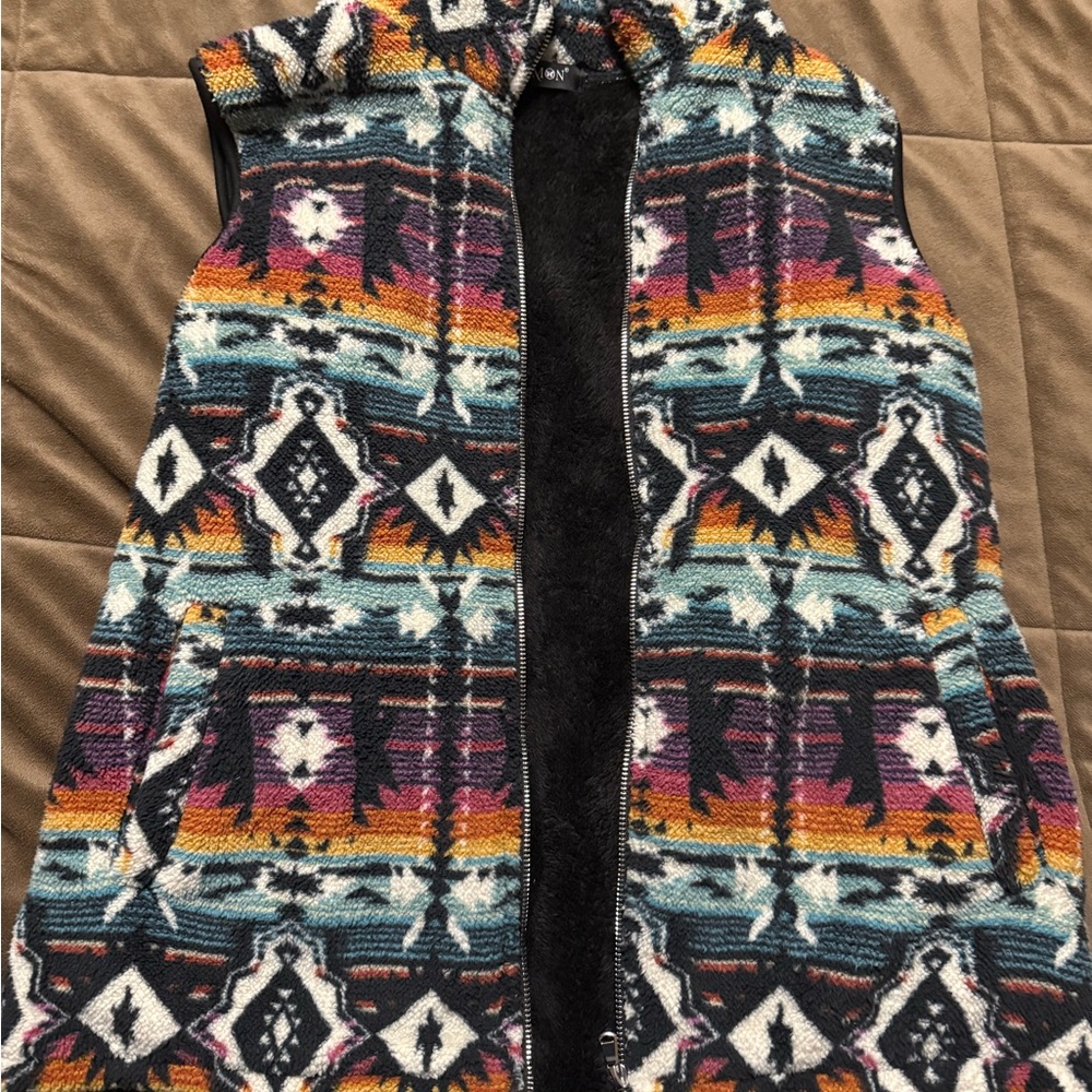 Colorful Patterned Women's Vest